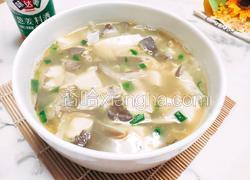 平菇豆腐汤