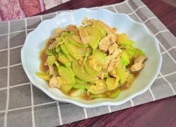 【春季养生菜】西葫滑肉片
