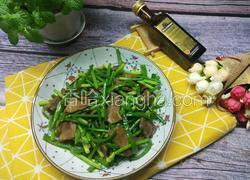 蒜苗卤牛肉