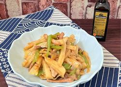 【春季养生菜】春笋白灼肉丝