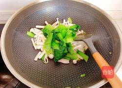 白玉菇炒油菜的做法图解9
