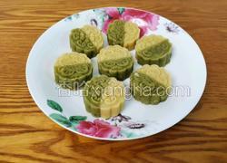 双色绿豆糕