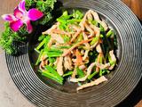 韭菜花炒肉丝