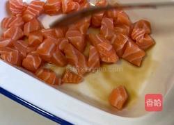 三文鱼牛油果拌饭的做法图解3