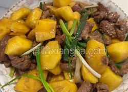 菠萝炒牛肉