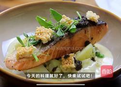 黑松露豌豆佐三文鱼的做法图解6