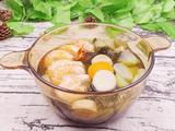日式冬瓜裙带鲜虾菌菇汤