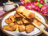 五花肉焖莲藕