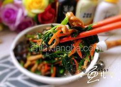 芹菜木耳炒肉丝