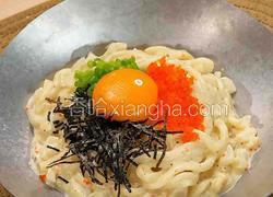 黑松露奶油乌冬面