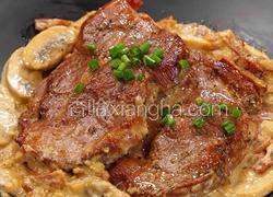 奶油蘑菇炖猪排