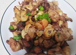 口蘑炒鸡腿肉