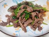 香菜炒牛肉