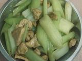 家常翠芹炒肉片