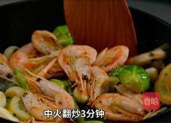 蒜香黄油炒加拿大北极虾的做法图解7