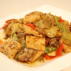 豆腐焖茄子