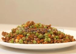 鲜豌豆牛肉粒