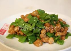 青椒炒肉丁