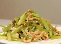 芹菜炒肉丝