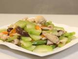 香菇冬瓜炒鸡片